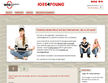 Tablet Screenshot of jobs4young.com